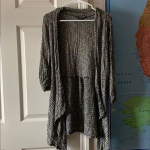 Black and white cardigan